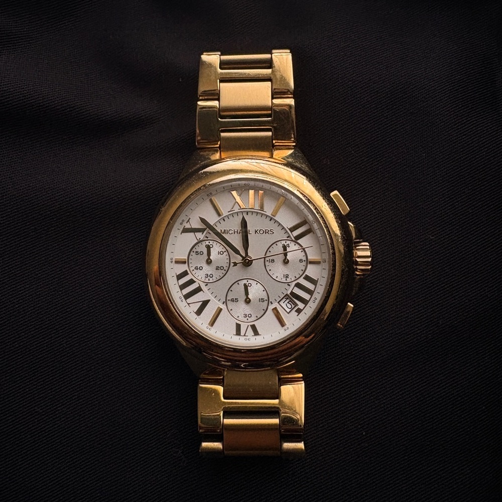 Michael Kors Gold Chronograph Watch